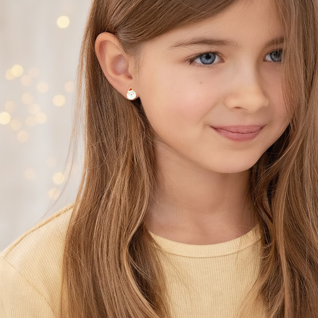 Santa Flat Back Studs