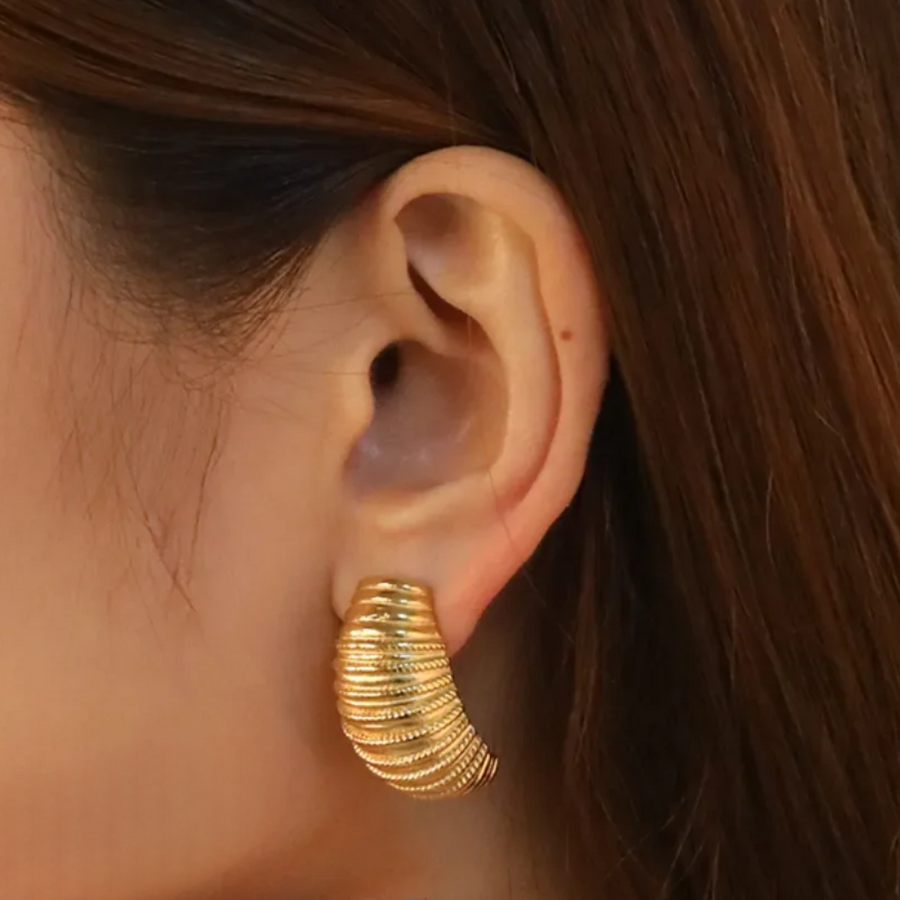 Textured Glow Hoops