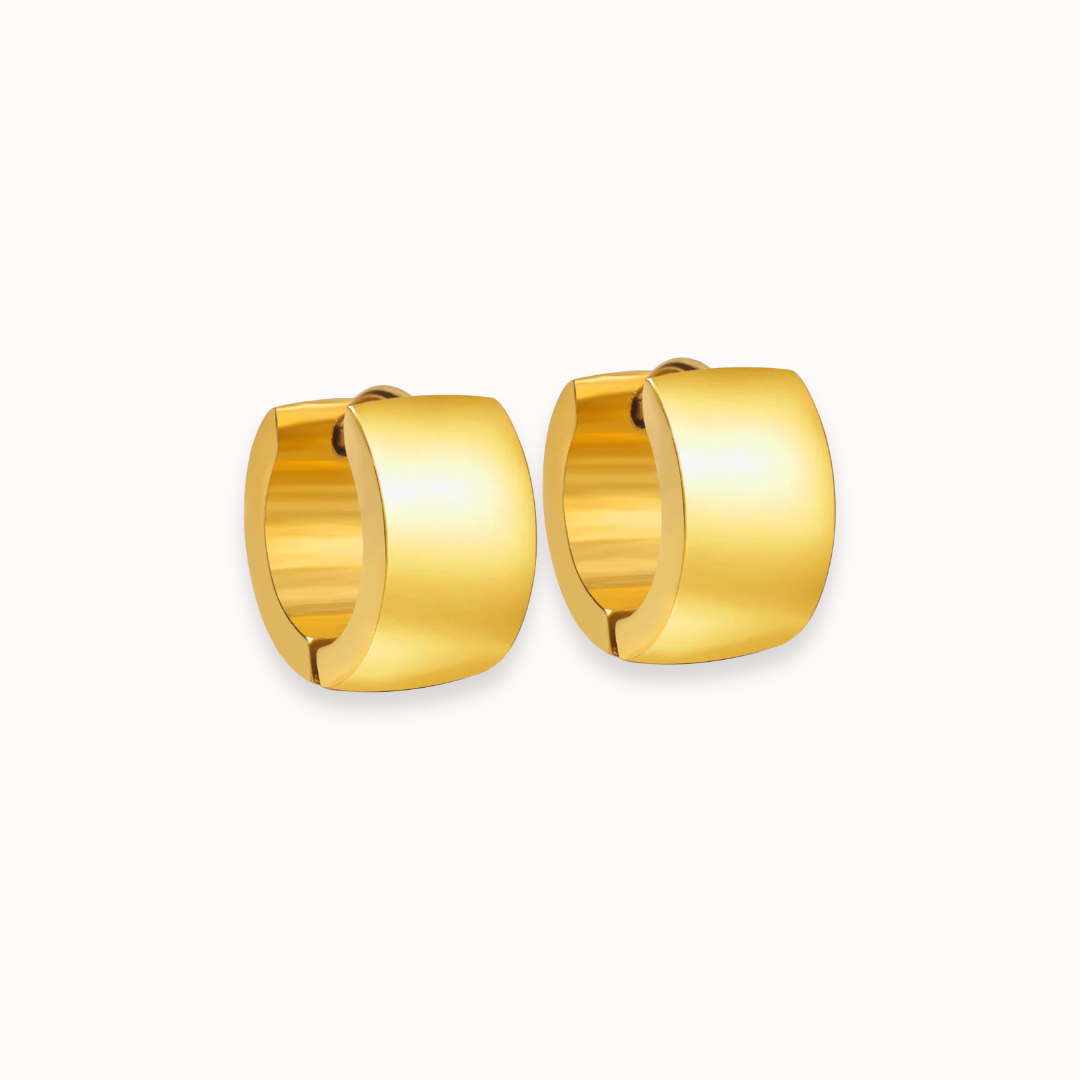 Classic Chunky Huggies Gold