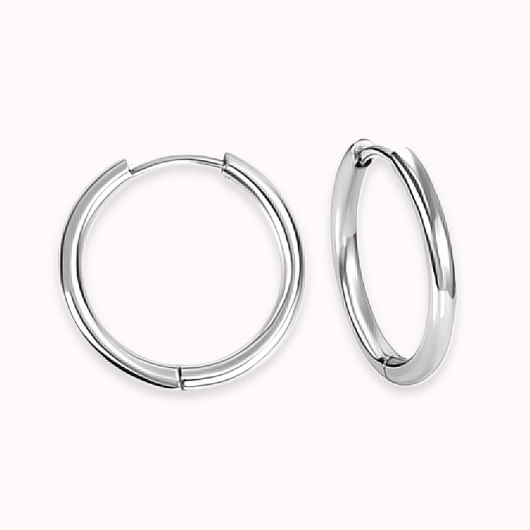 Everyday Hoops Silver Set