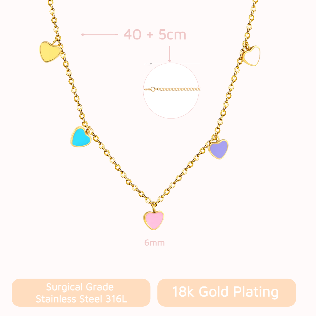Candy Hearts Necklace