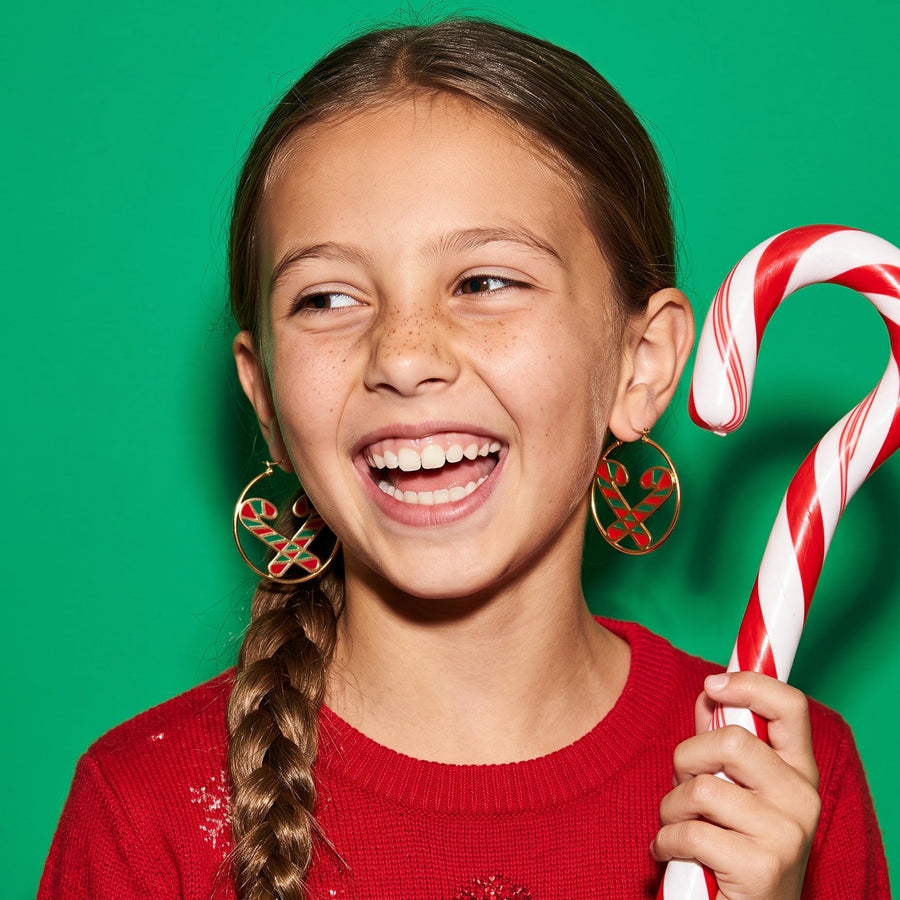 Candy Cane Hoops