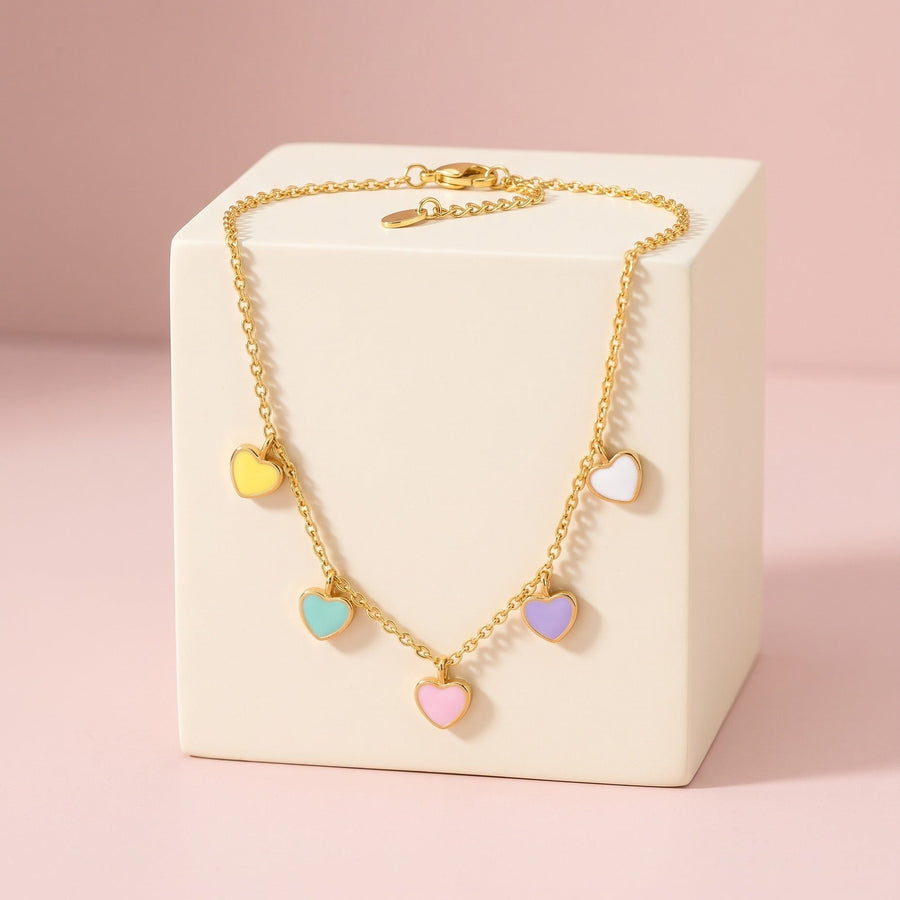 Candy Hearts Necklace