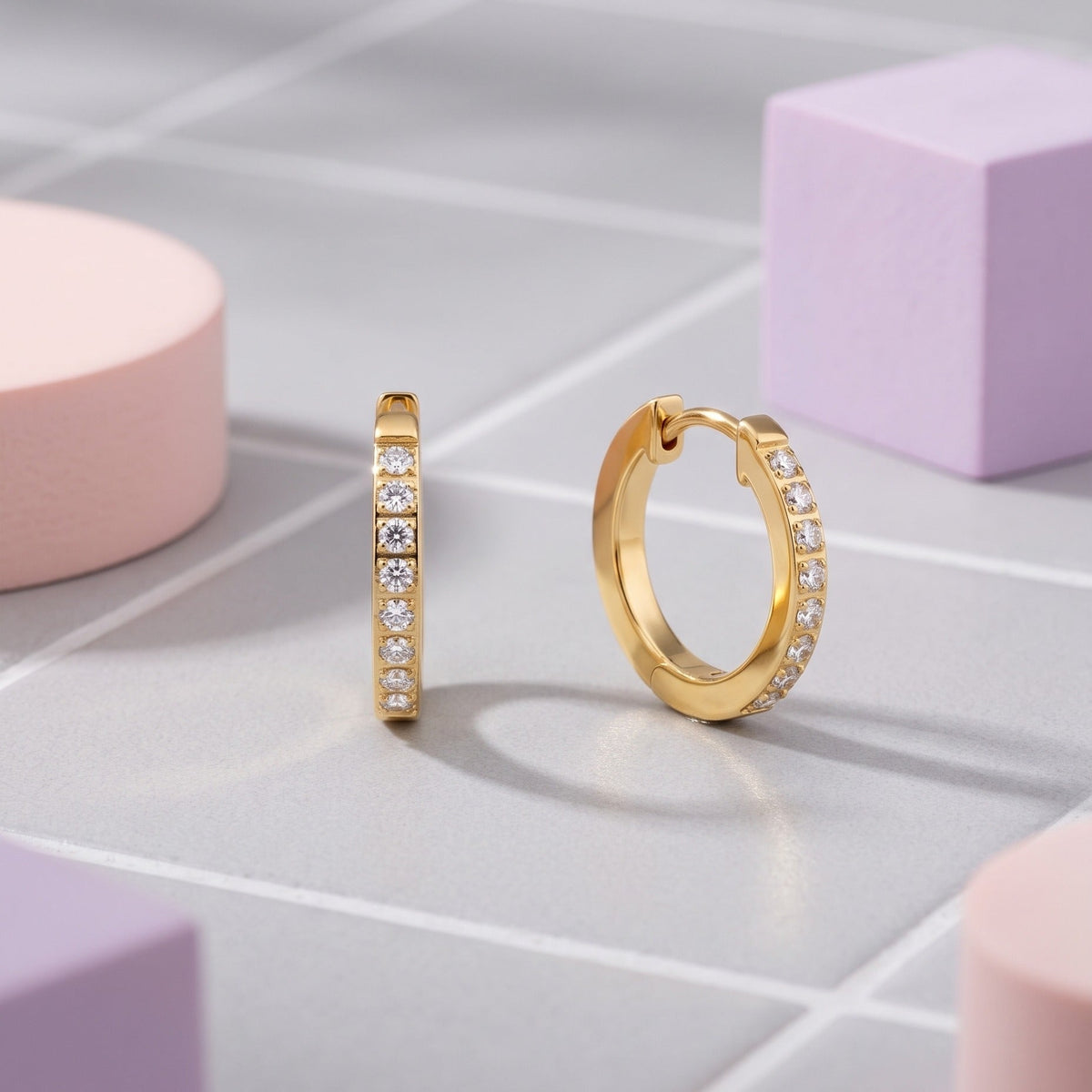 Everyday Sparkle Huggies Gold
