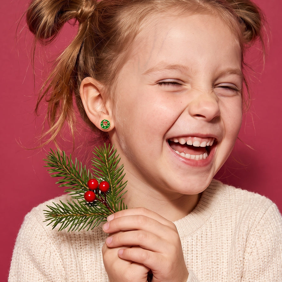 Wreath Flat Back Studs