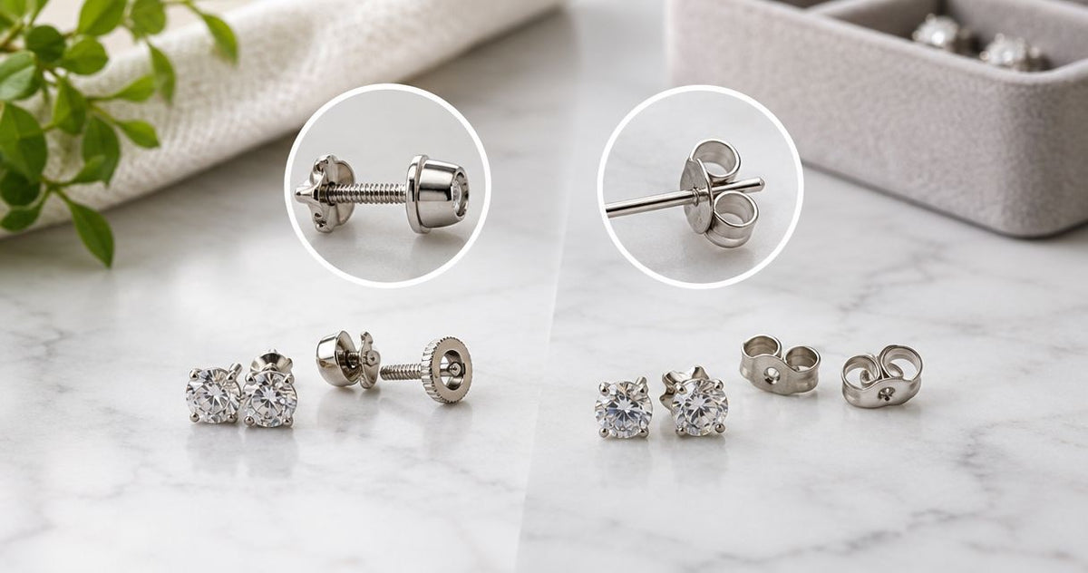 Screw back vs butterfly back earrings for sensitive ears 2026
