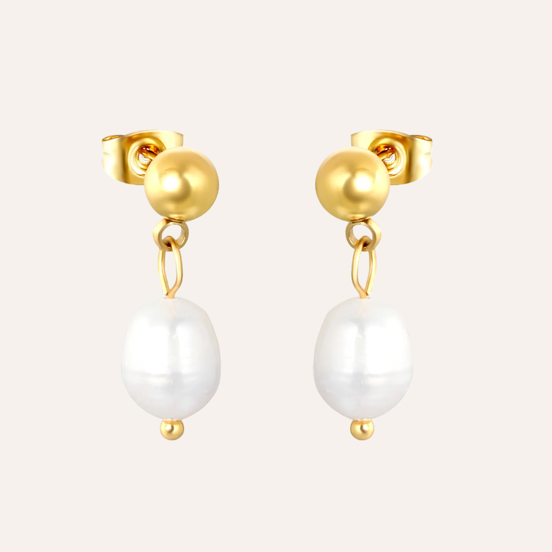 Pearl Drop Studs