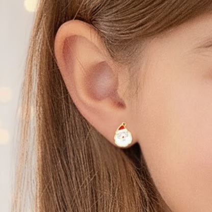 Santa Flat Back Studs