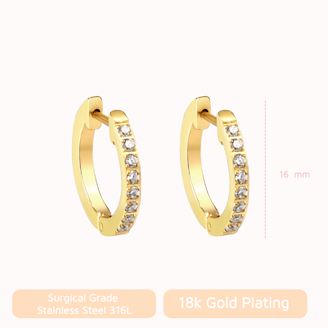 Everyday Sparkle Huggies Gold