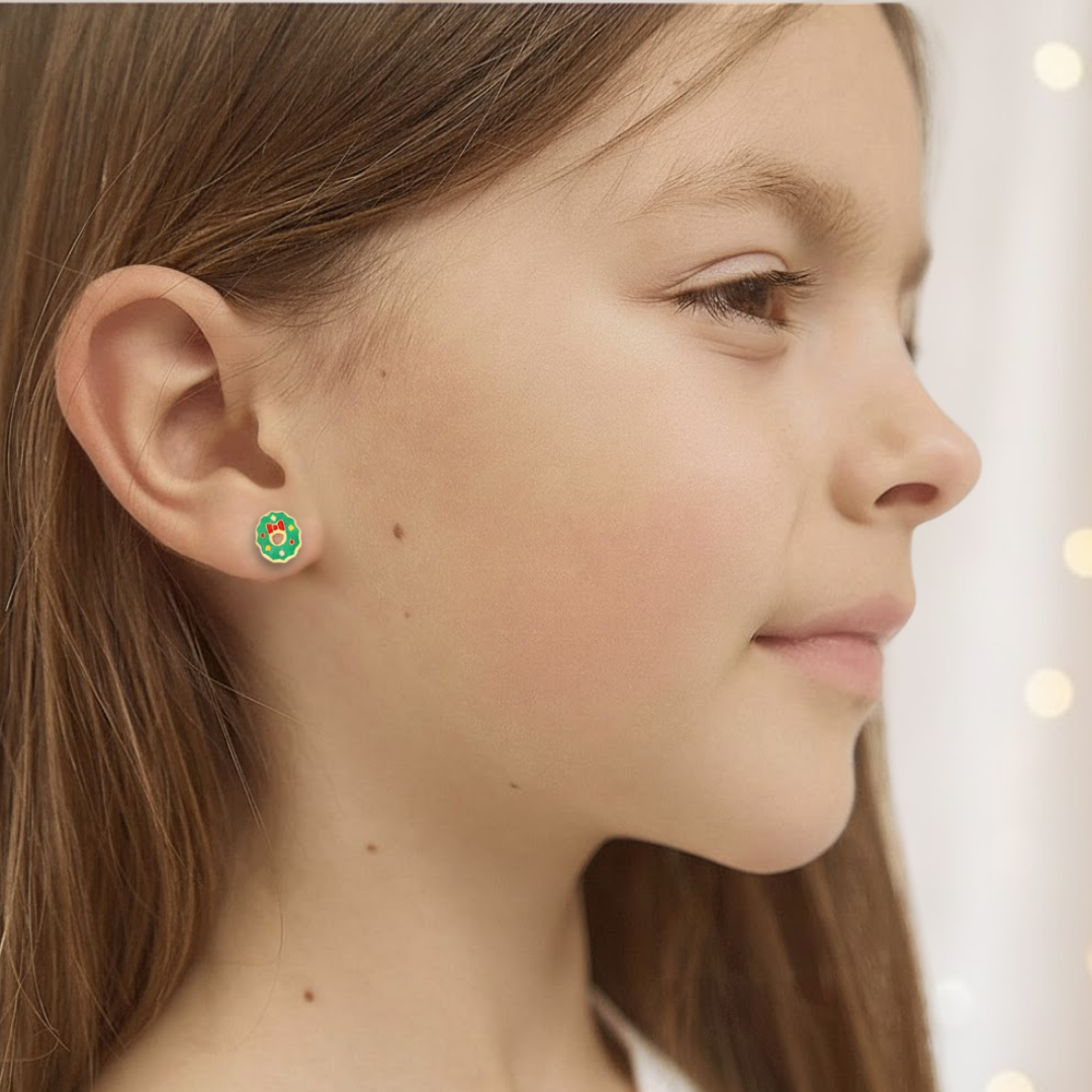 Wreath Flat Back Studs