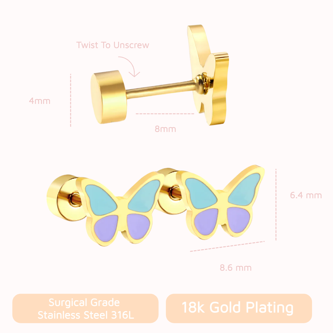 Flutter Flat Back Studs
