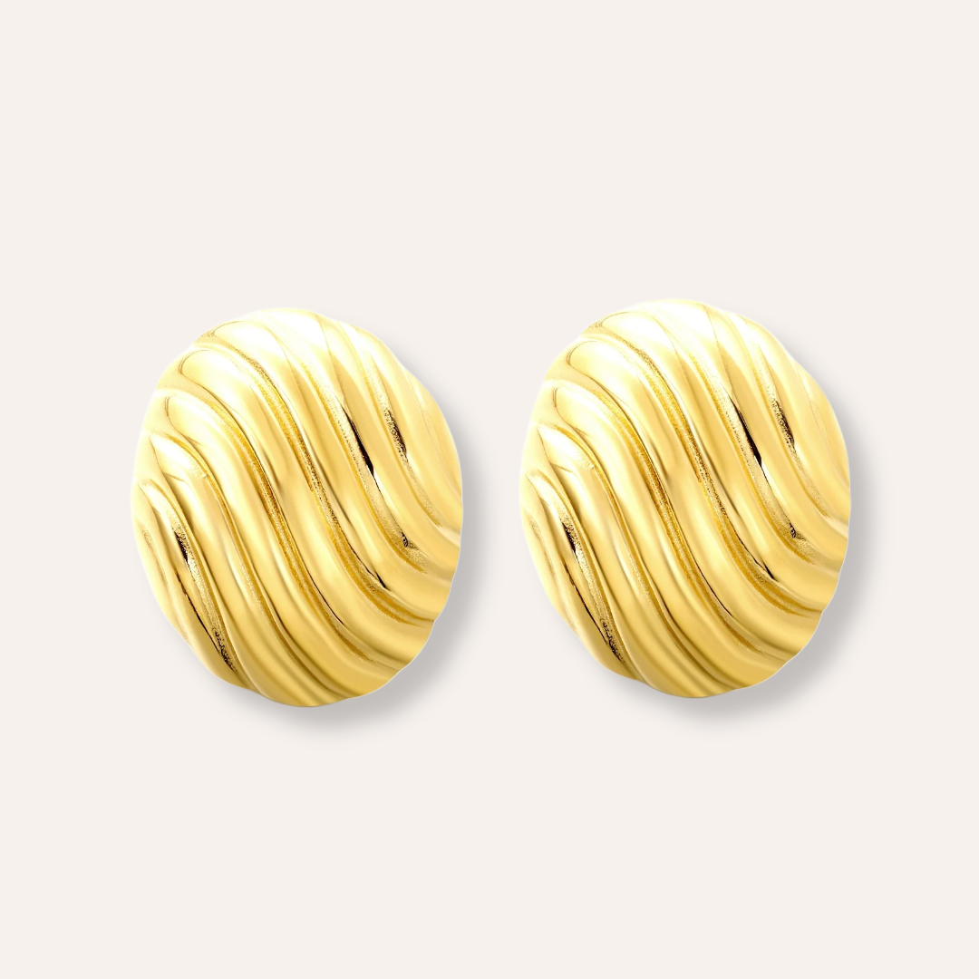 Bold Ripple Studs