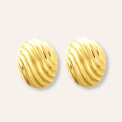 Bold Ripple Studs