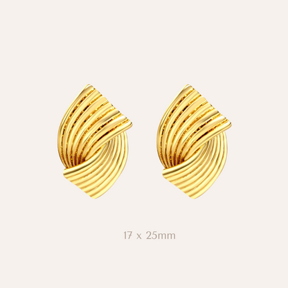 Gold Fold Studs