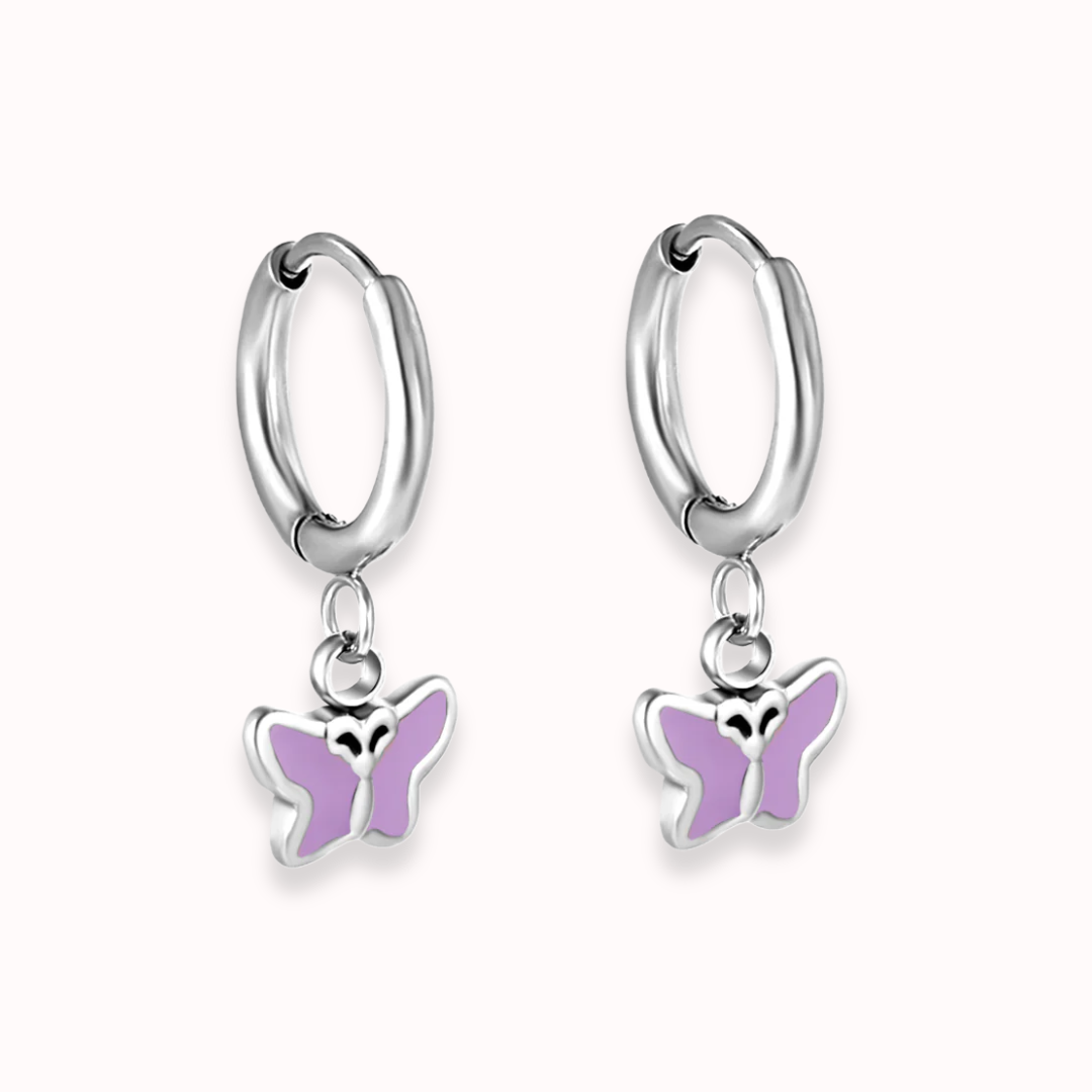 Butterly Flutter Huggies Silver