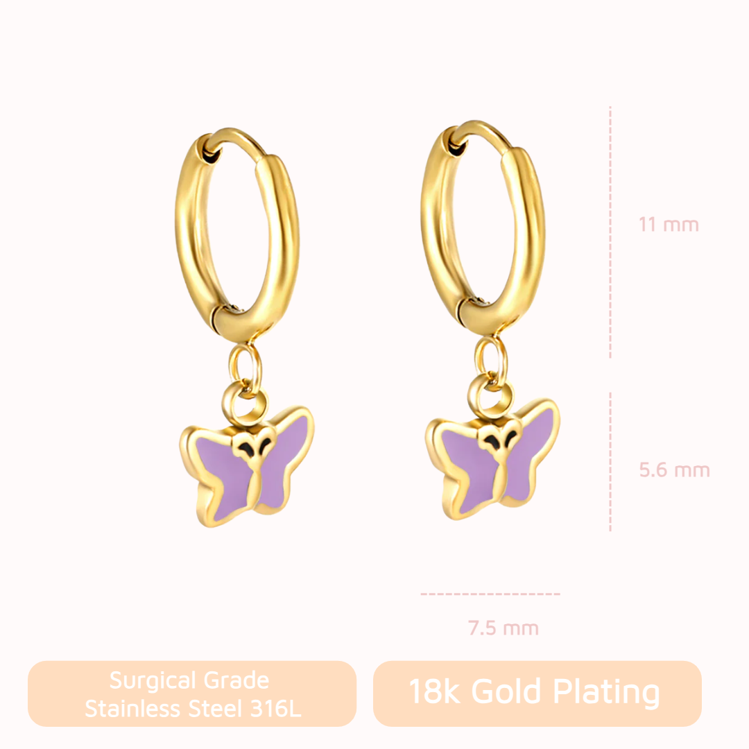 Butterly Flutter Huggies Gold