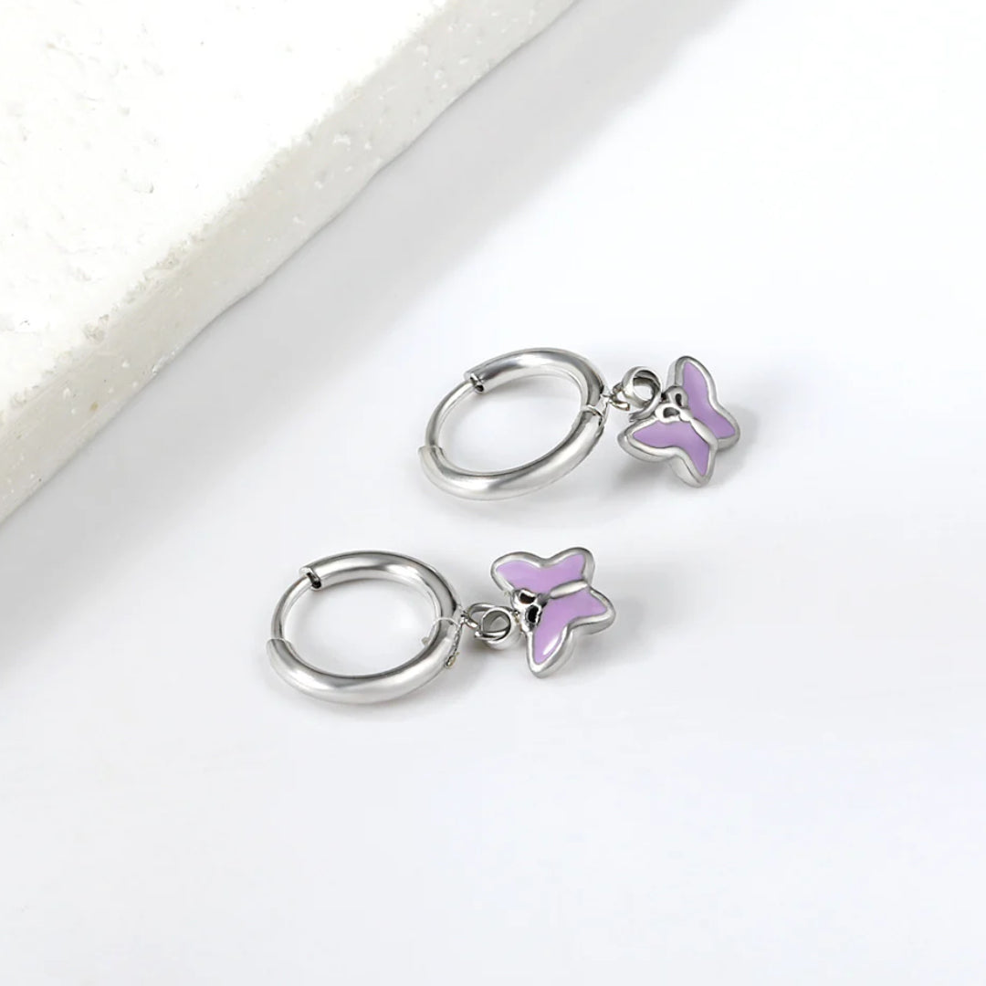 Butterly Flutter Huggies Silver