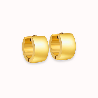 Classic Chunky Huggies Gold