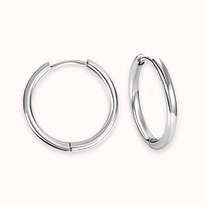 Everyday Hoops Silver Set