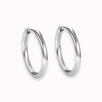 Everyday Hoops Silver Set
