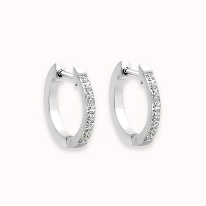 Everyday Sparkle Huggies Silver