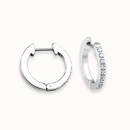 Everyday Sparkle Huggies Silver