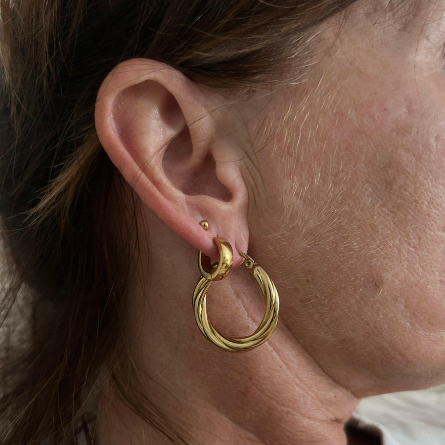 Delilah hoop earrings