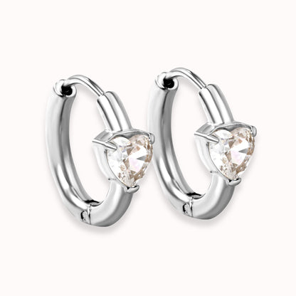 Sweetheart Spark Huggies Silver