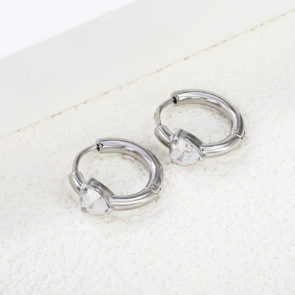 Sweetheart Spark Huggies Silver