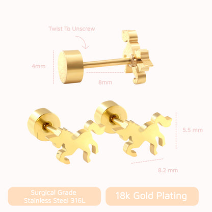 Unicorn Flat Back Studs