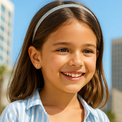 Watermelon Pop Flat Back Studs