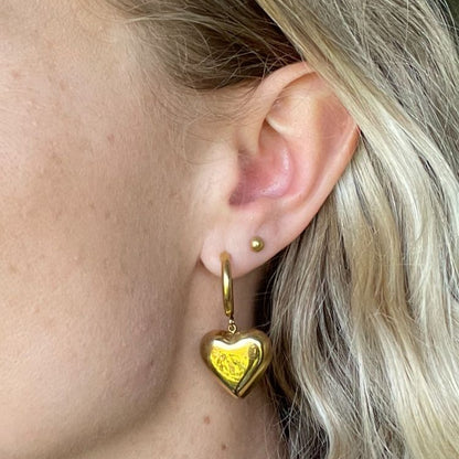 Simple Flat Back Studs Gold