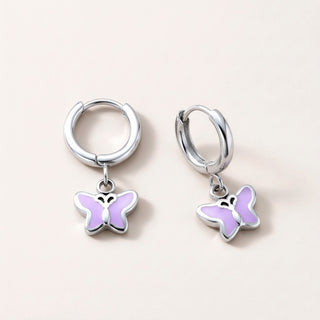 Butterfly Flutter Huggies Silver