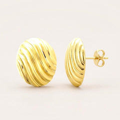 Bold Ripple Studs