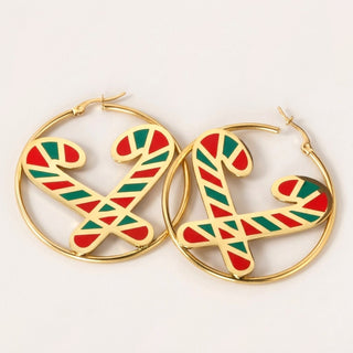 Candy Cane Hoops