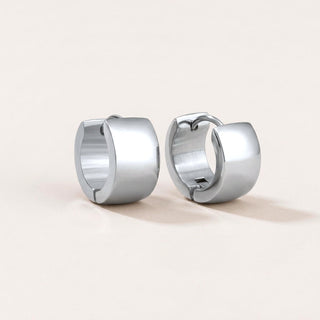 Classic Chunky Huggies Silver