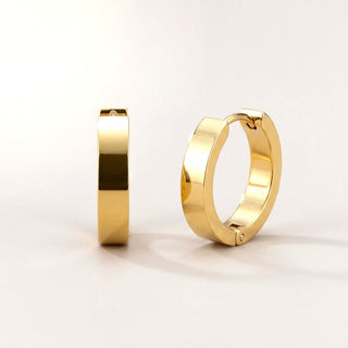 Classic Sleek Hoops Gold