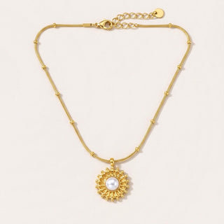 Golden Glow Pearl Pendant