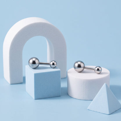 Screw Back Studs Silver