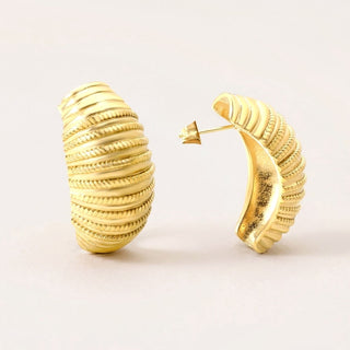 Textured Glow Hoops