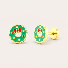 Wreath Flat Back Studs