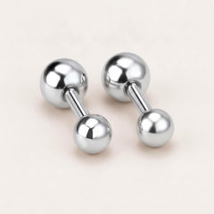 Screw Back Studs Silver