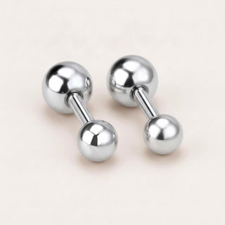 Screw Back Studs Silver