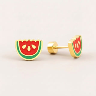 Watermelon Pop Flat Back Studs